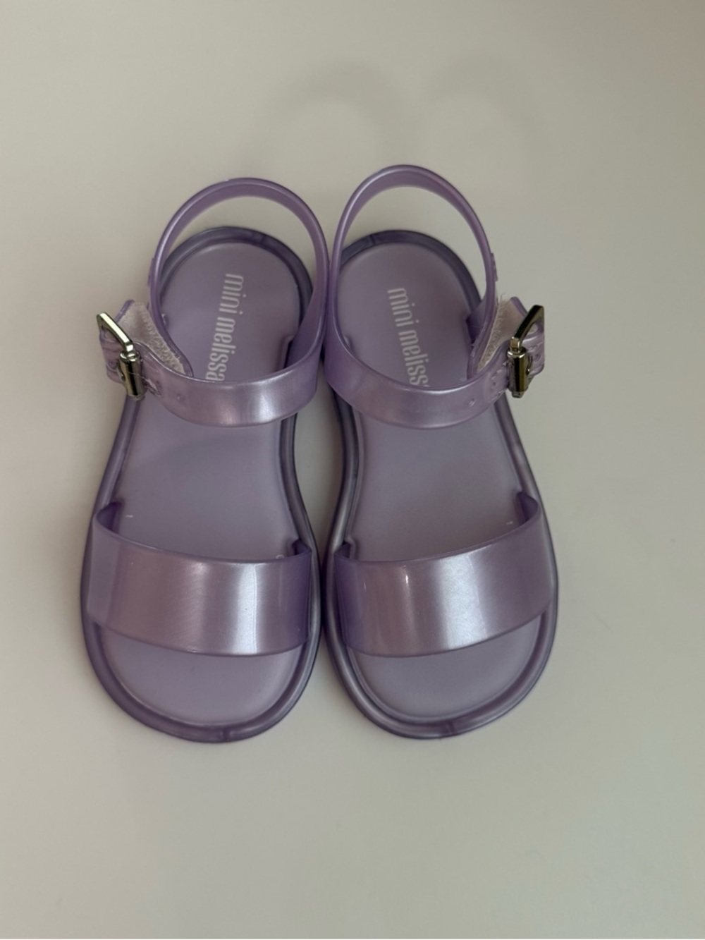 Mini Melissa Mar Sandal Pearly Lilac Size 7